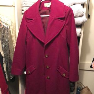 Michael Kors maroon coat